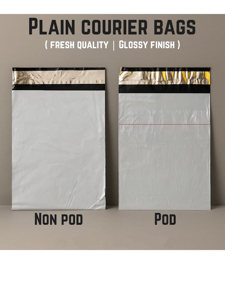Tamper Proof Plastic Courier Bags with POD Pocket | Self Seal Shipping Mailer Bags