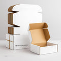 4X4X2 Inches 3 Ply White Flap Corrugated Packaging Box