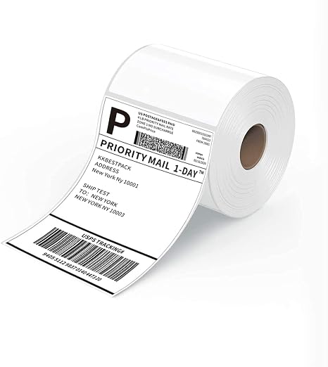 4x6 inch - Direct Thermal label Roll - 400 Label per roll