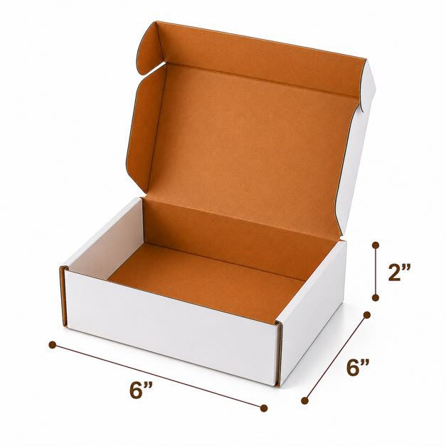 6x6x2 Inch Mailer Box